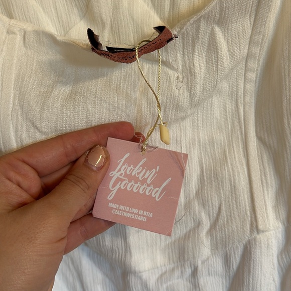 White EASTNWESTLABEL mini dress - Picture 5 of 5